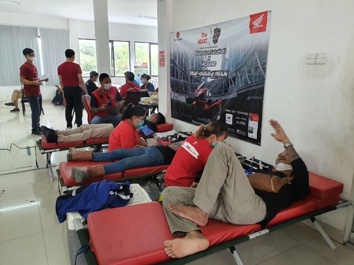 Kecak Motor Gelar Aksi Donor Darah Serangkaian HaPelNas 2022