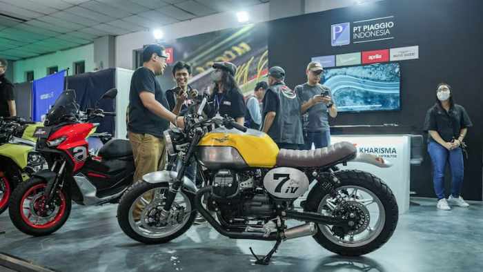 Moto Guzzi Hasil Kustomisasi Gearhead Monkey Garage Tampil Di Kustomfest