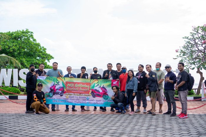 Dealer Honda Tabanan Ajak Konsumen Honda PCX Gathering Tropical Sunset