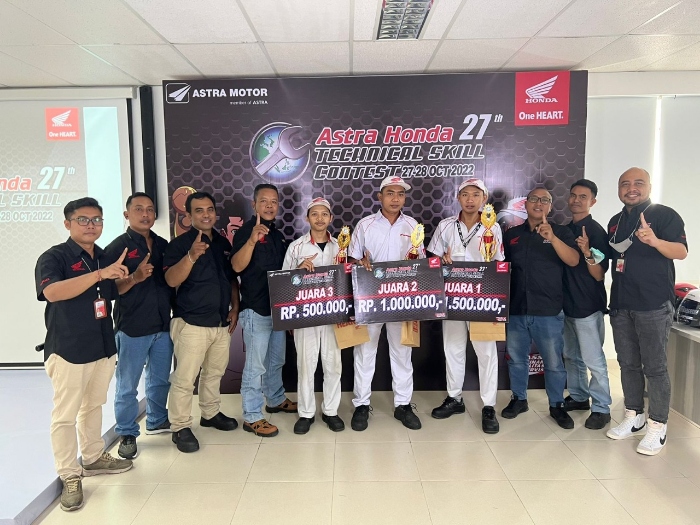 Astra Motor Bali Gelar Regional Technical Skill Contest 2022