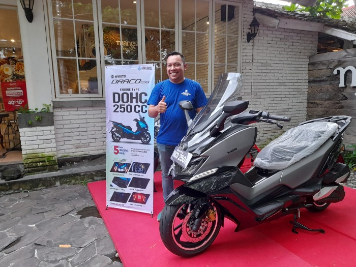 WMOTO DRACO 250i Ramaikan Pasar Skutik di Bali