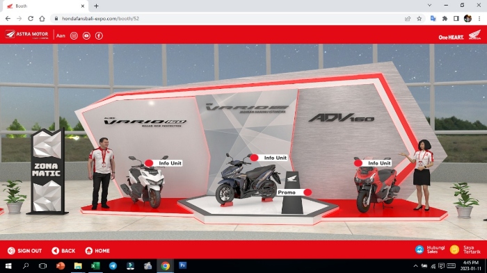 Gebyar Awal Tahun Honda, Bawa Pulang Motor Baru