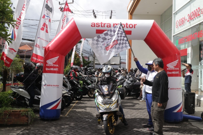 Awali Tahun 2023, Dengan Kebersamaan Komunitas Honda PCX Bali