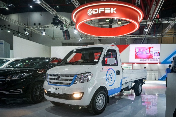 DFSK EC31 Pick Up Berbasis Listrik Tampil di IIMS 2023