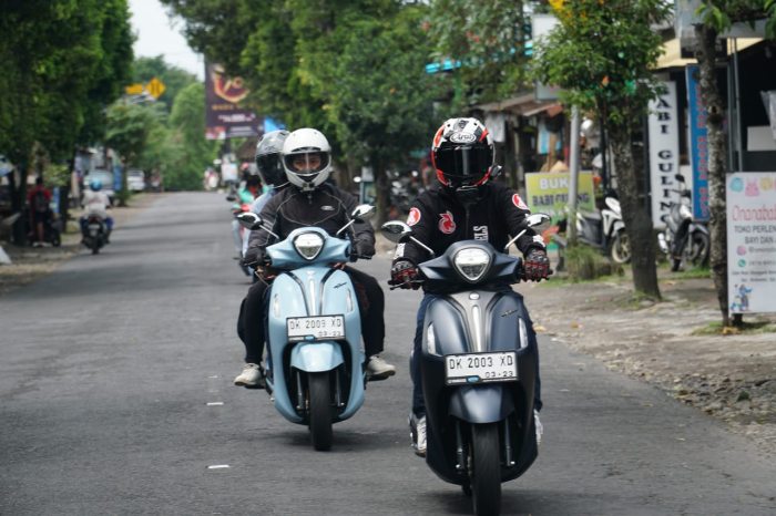 Classy Yamaha Jelajah Kintamani Bali, Ini Kata Pengendara Yamaha Grand Filano Hybrid-Connected