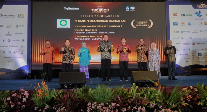 Bank BPD Bali Raih Penghargaan Top BUMD Awards 2023