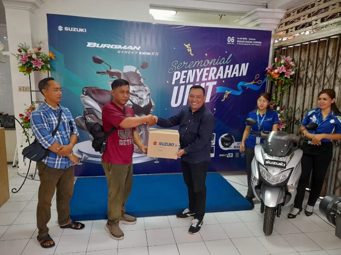 Suzuki Motor Bali Geber Penjualan Suzuki Burgman Street 125EX