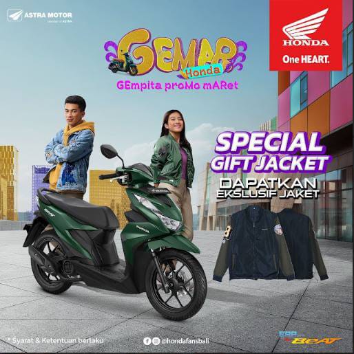 Astra Motor Bali Siapkan Promo Special Gift Honda BeAT Sporty
