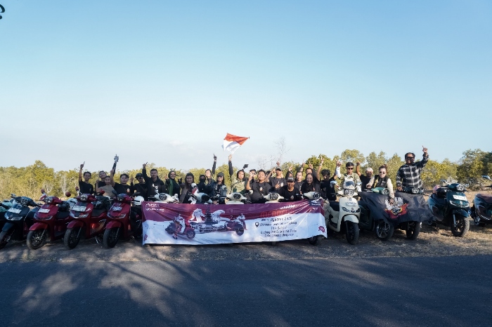 Komunitas Honda Stylo Bali Semarakkan Kemerdekaan Lewat Convoy Merdeka