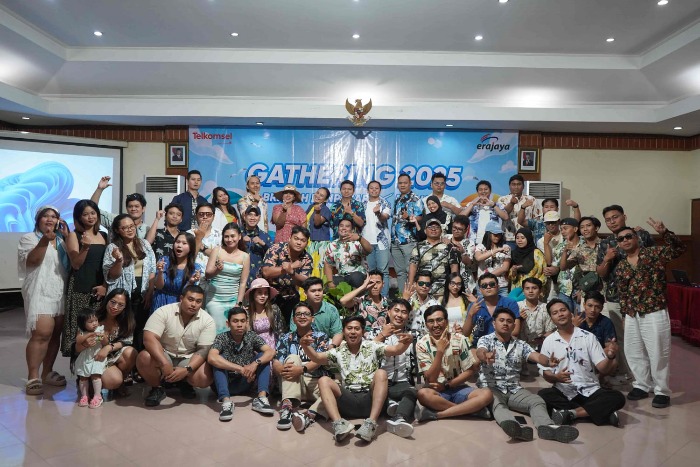 Erajaya dan Telkomsel Gelar Gathering Inspiratif di Inna Sindhu Beach Sanur, Apresiasi Mitra Berprestasi
