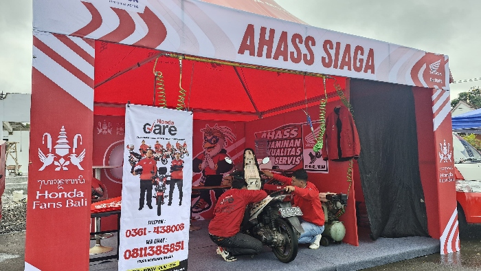 AMB Hadirkan Layanan Honda Care Siaga 24 Jam di Kawasan Pura Besakih