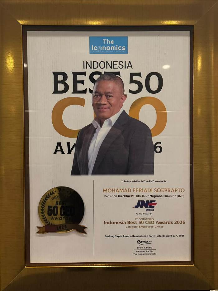 Mohamad Feriadi Soeprapto Raih Indonesia Best 50 CEO Awards 2026